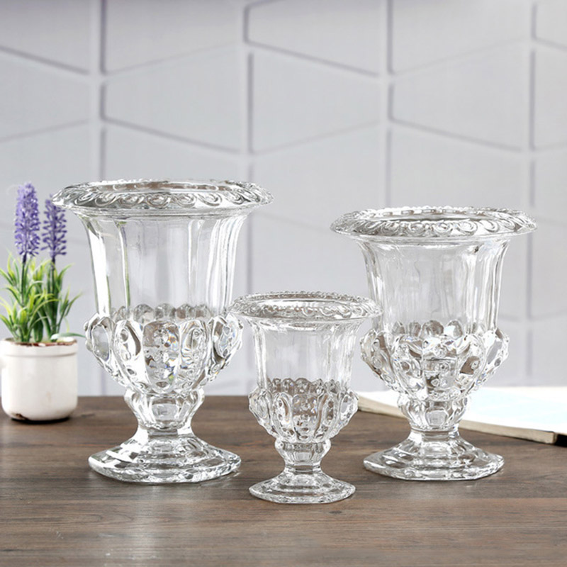 Desk Setup Plants - Klarglas Blumenvase Stiel Pflanzen glas Tisch