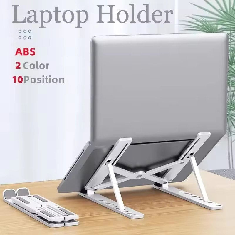 Desk Setup Macbook - Faltbarer Tragbarer Laptop-Ständer Verstellbarer Computer-Monitorhalter für
