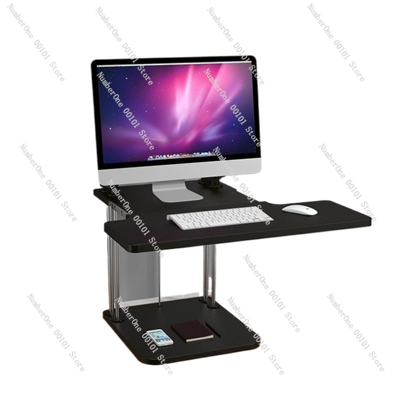 Desk Setup With Laptop And Monitor - Höhenverstellbarer Stehpult-Konverter für Desktop-Arbeitsstationen, Laptop und