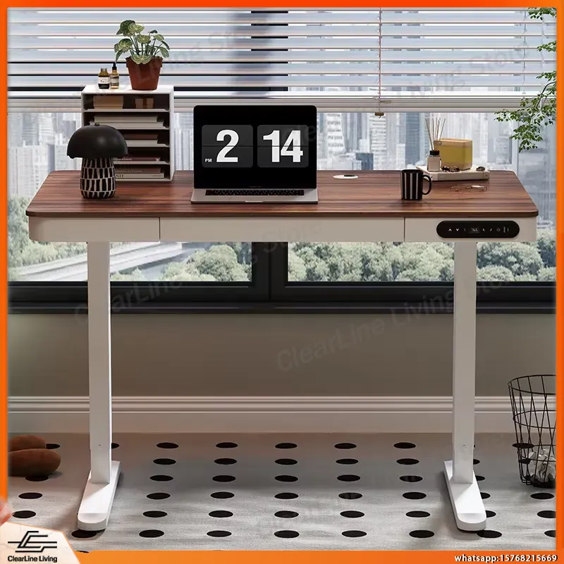 Desk Setup Height - Elektrisch Höhenverstellbarer Gaming-Schreibtisch mit Doppelmotor-Hebesystem Ergonomischer