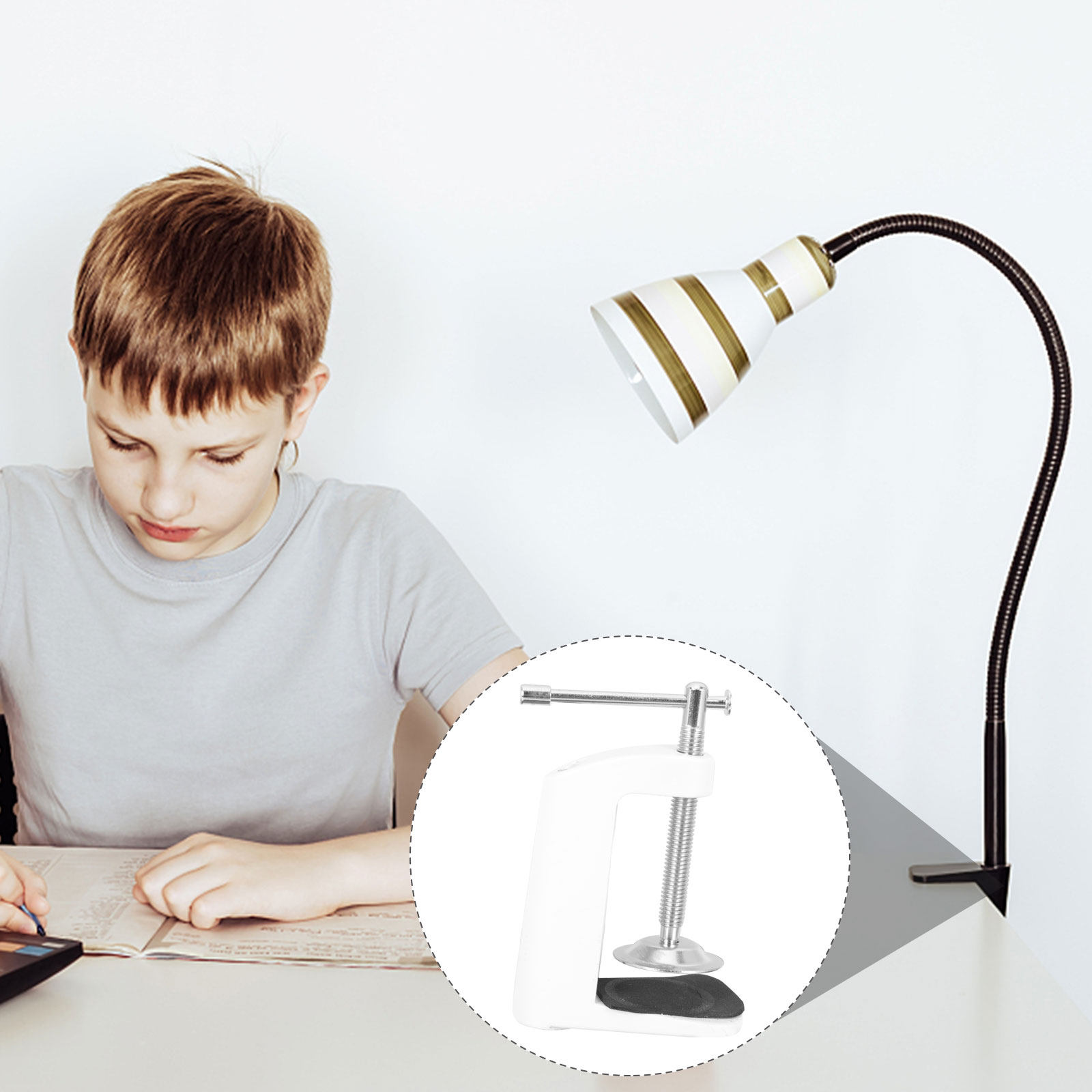Desk Setup Study - Schwerlast-Tischklemme mit C-Clip für Lampen oder