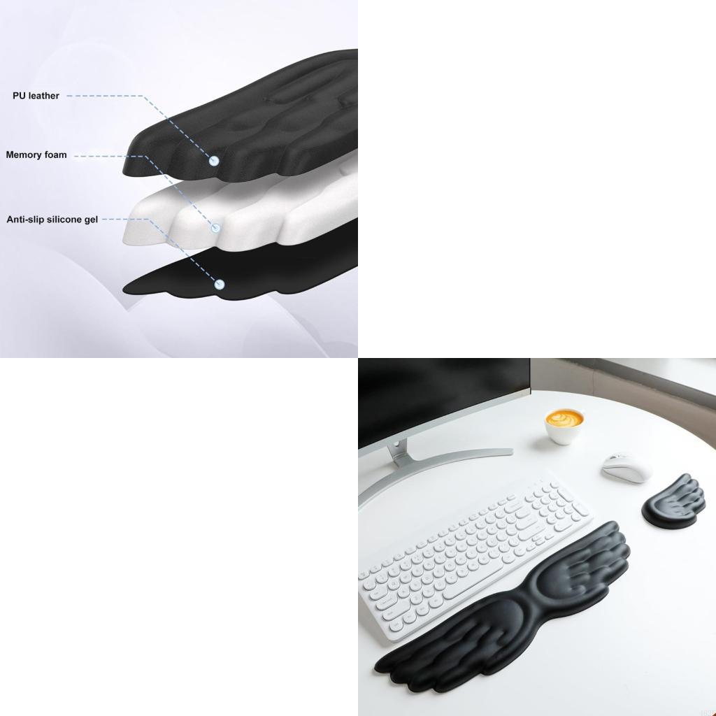 462E Weiche Silikon-Engelsflüg – Desk Setup Ergonomics Bewertung und Preis