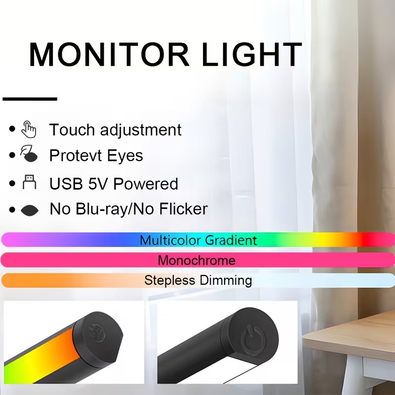 LED-Monitor-Lichtleiste 30cm 4 – Desk Setup Study Bewertung und Preis