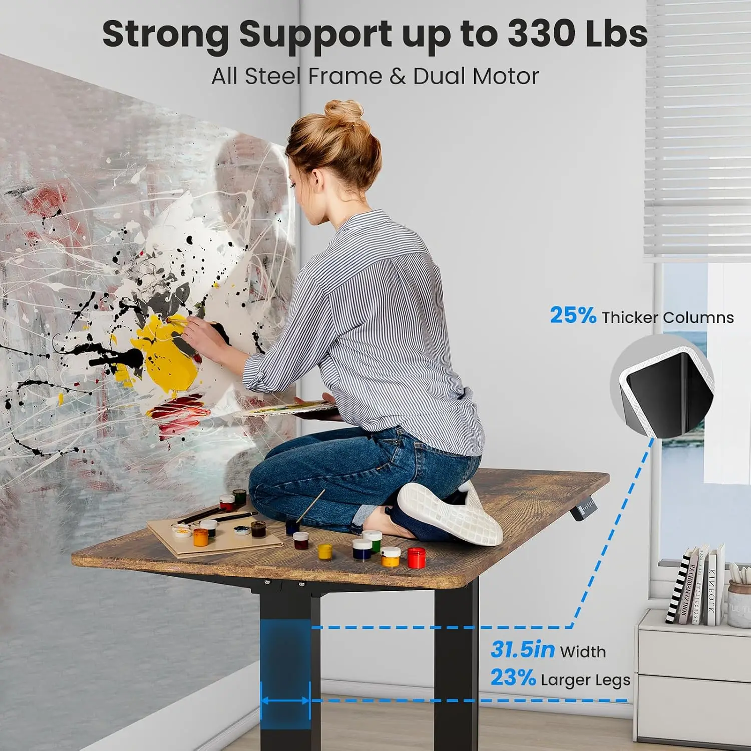 Elektrisch höhenverstellbarer  – Desk Setup Height Bewertung und Preis