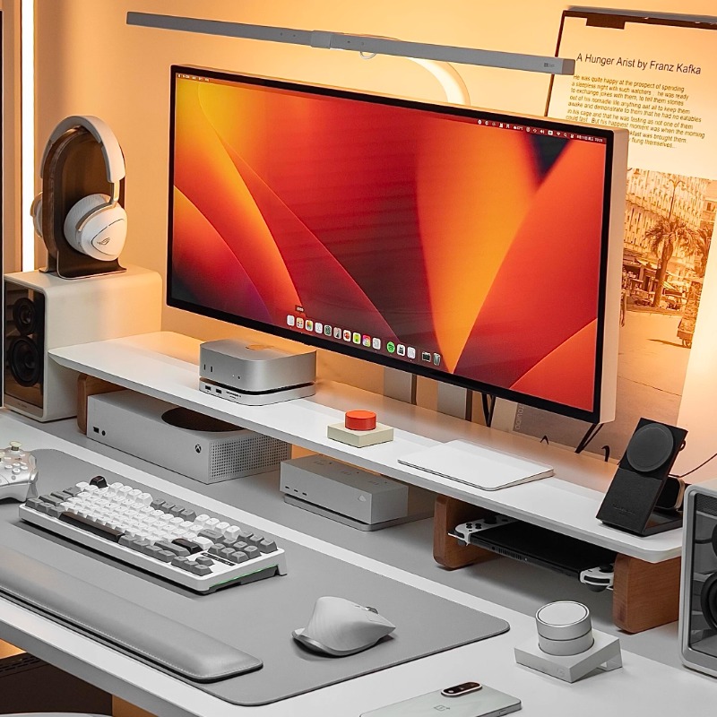 Moderner Monitor-Riser-Ständer – Desk Setup With Laptop And Monitor Bewertung und Preis