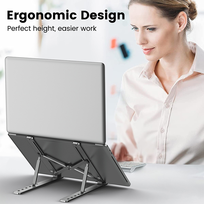 Tragbarer, faltbarer Laptop-St – Desk Setup Macbook Bewertung und Preis