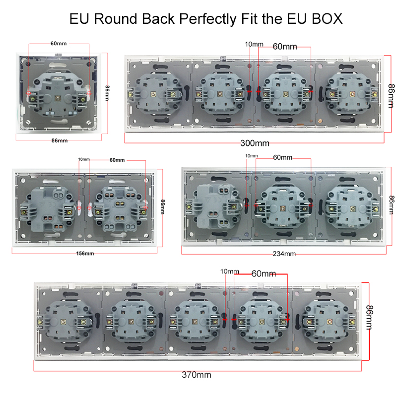 Wallpad 16A EU-Steckdose Weiß  – Power Strip Flat Bewertung und Preis