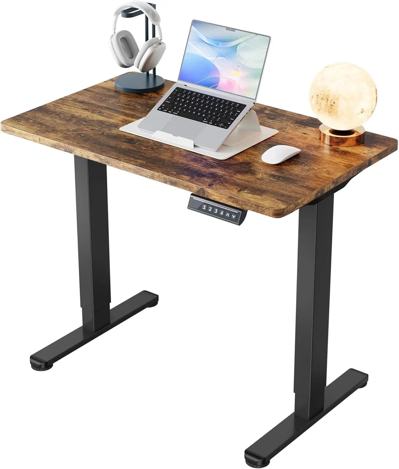 Hölzerne Tastaturablage unter  – Desk Setup With Keyboard Tray Bewertung und Preis