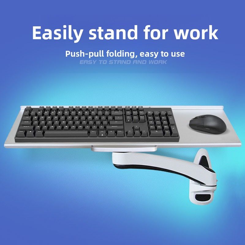 Industrielle Wandmontierte Tas – Desk Setup With Keyboard Tray Bewertung und Preis