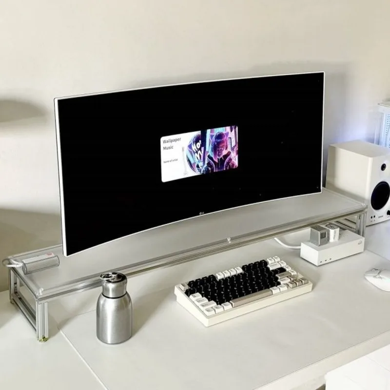 Aluminium-Monitorständer, Acry – Desk Setup With Laptop And Monitor Bewertung und Preis